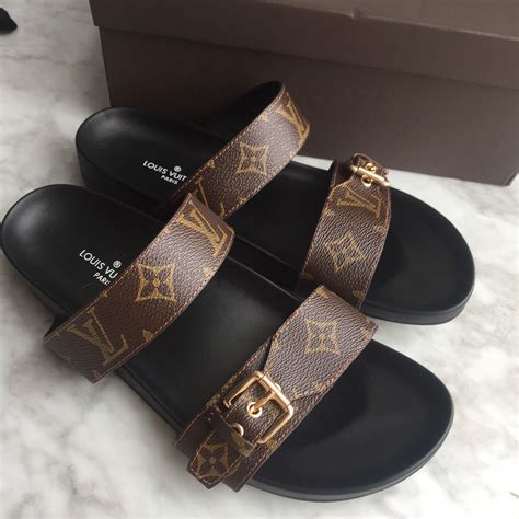 louis vuitton ladies slippers|lv women slippers.